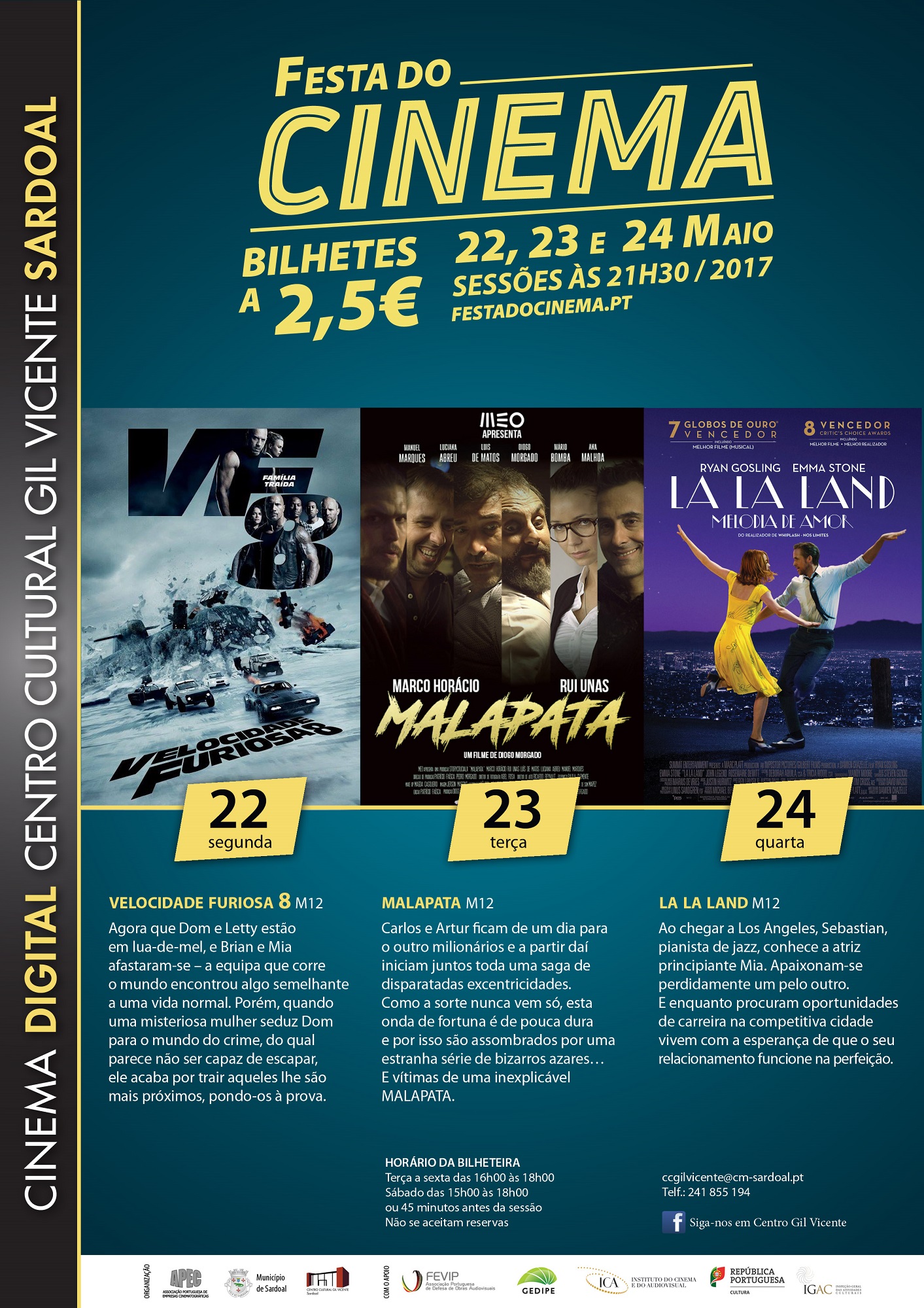 cartaz festa do cinema 2017