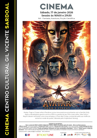 Cinema “Avatar: Fogo e Cinzas”