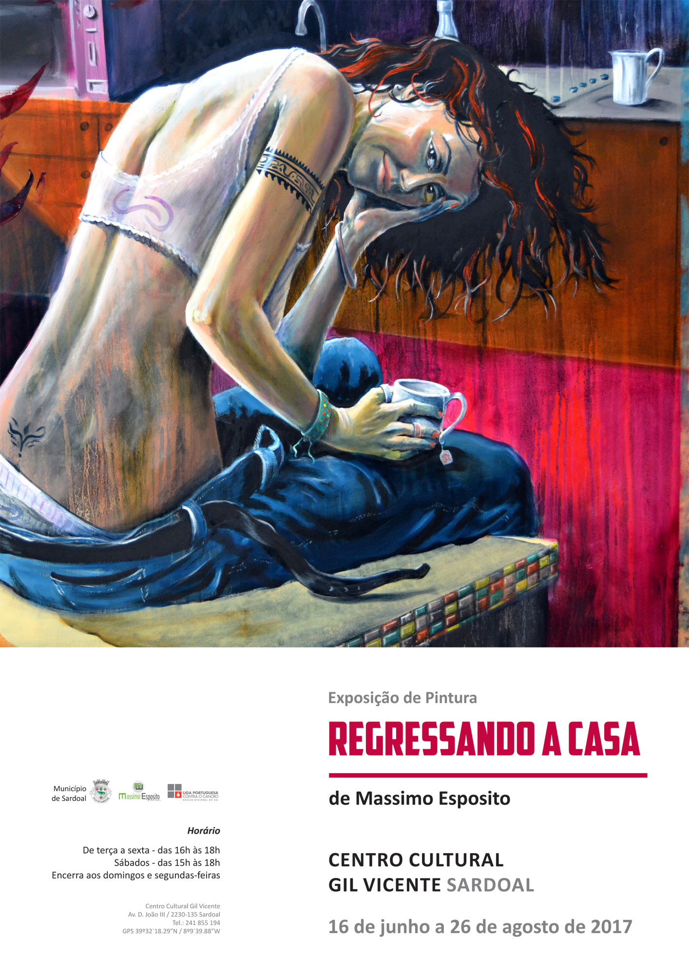 cartaz regressando a casa