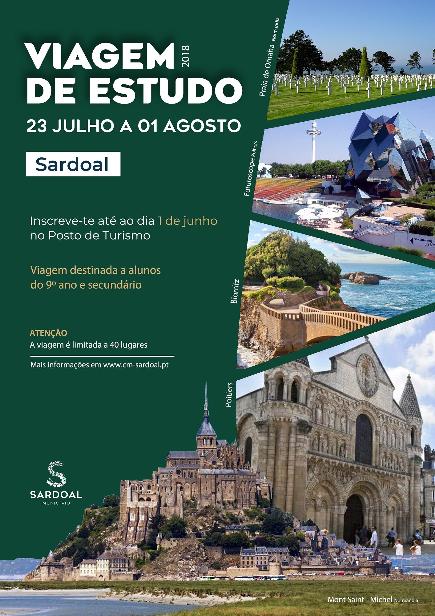 cartaz visita estudo 2018
