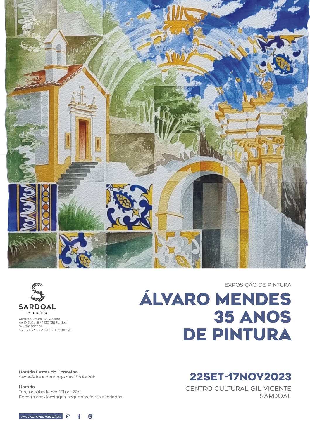cartaz exposicao alvaro mendes