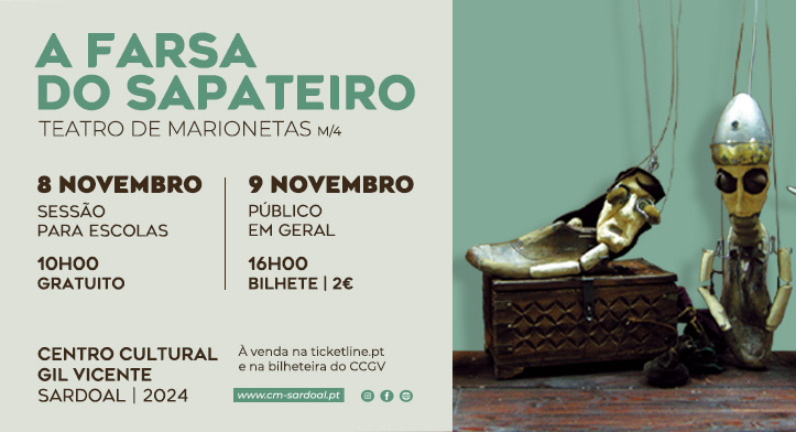 Marionetas no Centro Cultural Gil Vicente  para miúdos e graúdos 