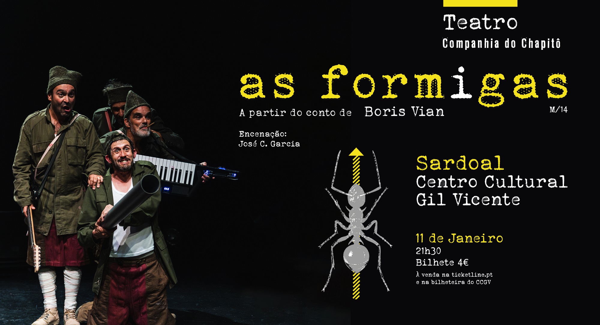 “As Formigas” pelo Teatro Chapitô no Centro Cultural 