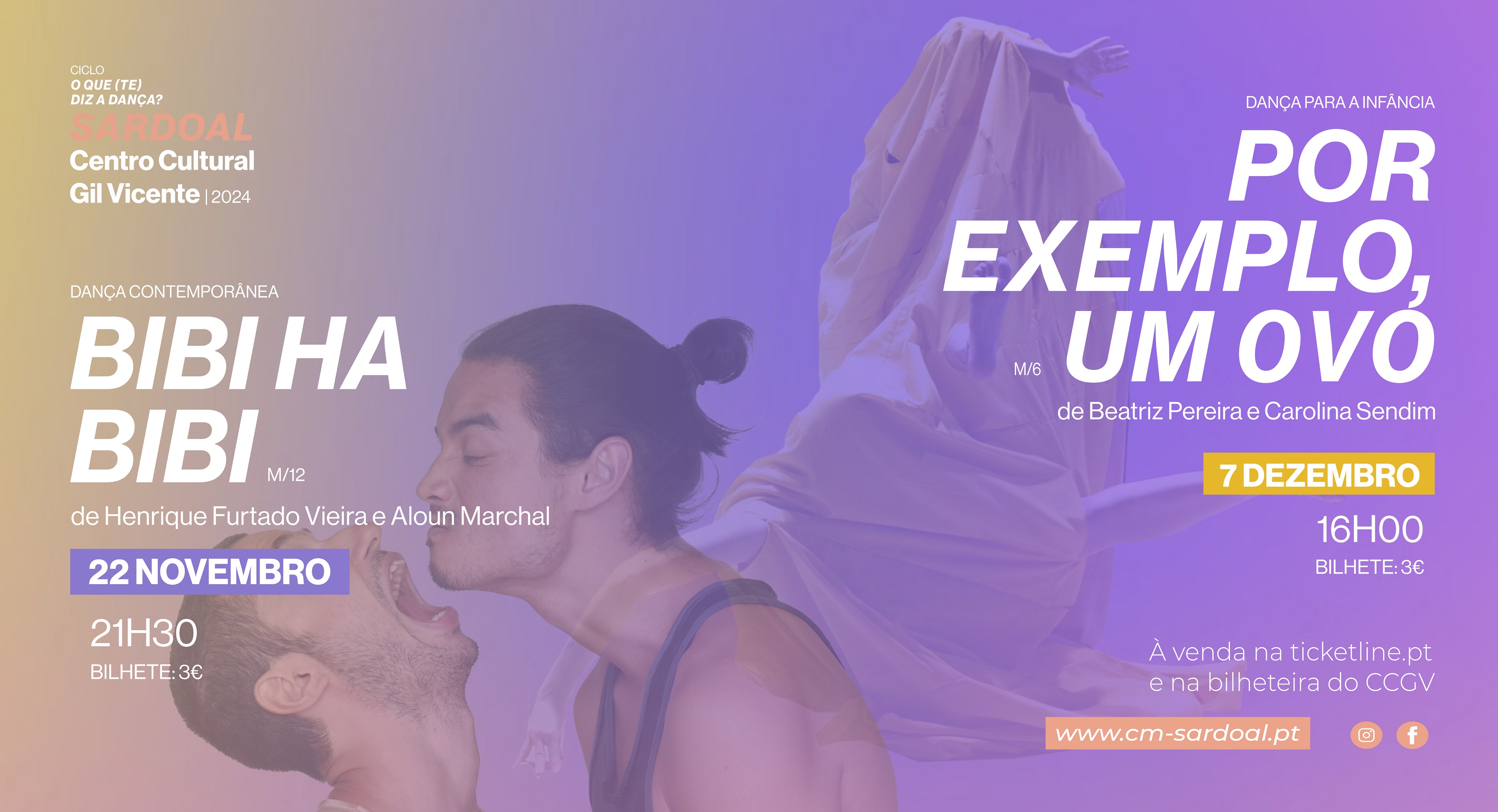 Workshop e Espetáculo de Dança Contemporânea