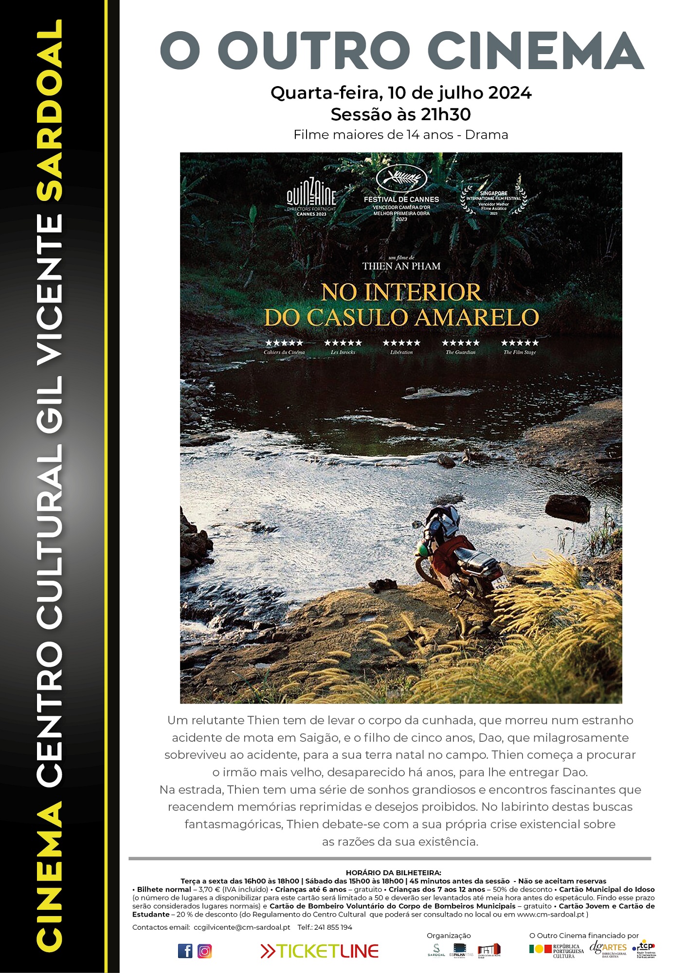 Cinema “No Interior do Casulo Amarelo”