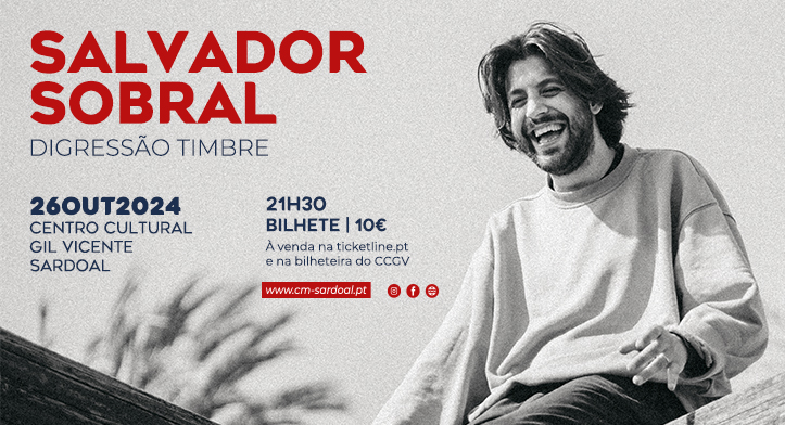Salvador Sobral - Digressão "Timbre" - Dia 26 de Outubro - 21h30