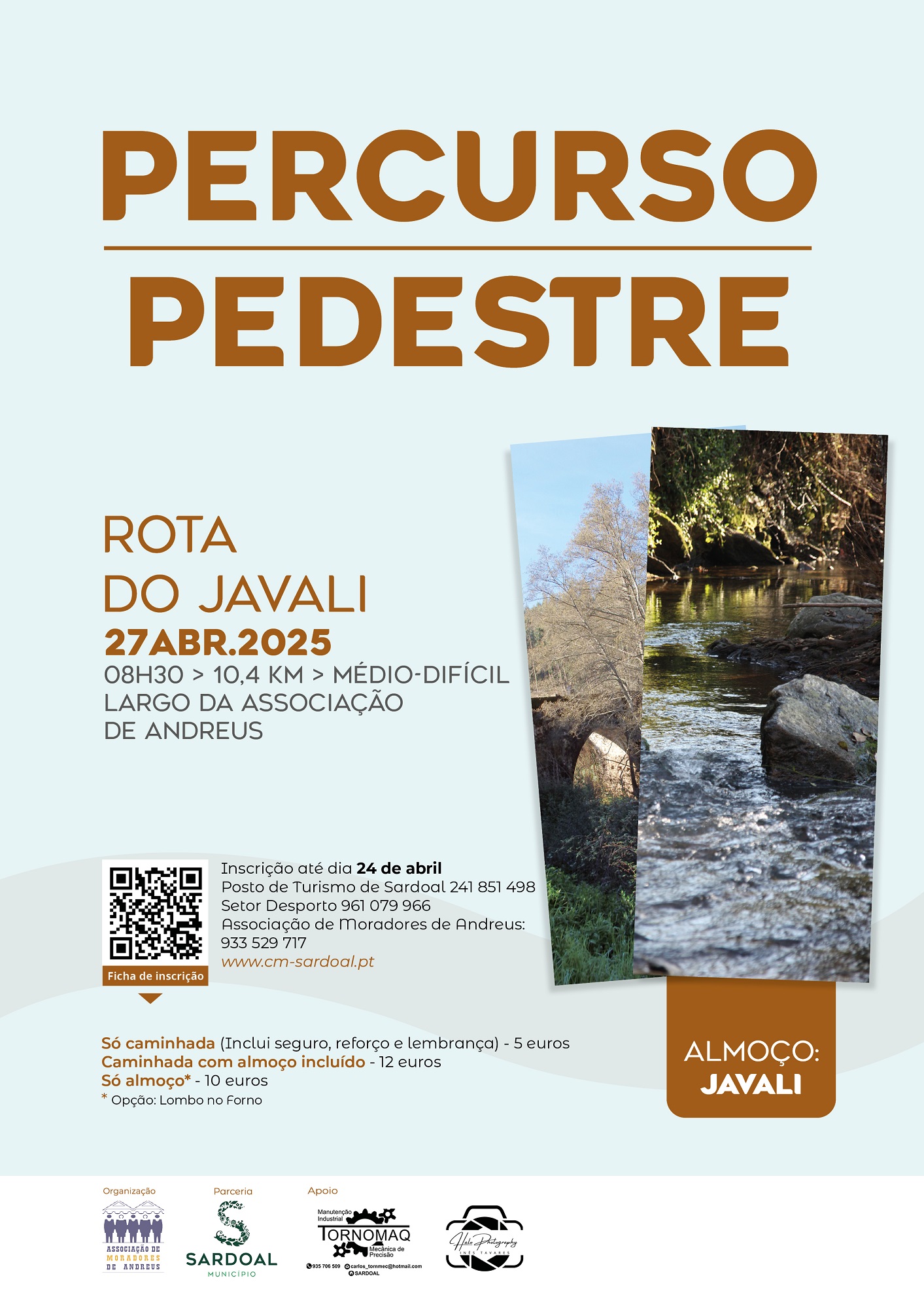Percurso Pedestre pela Rota do Javali