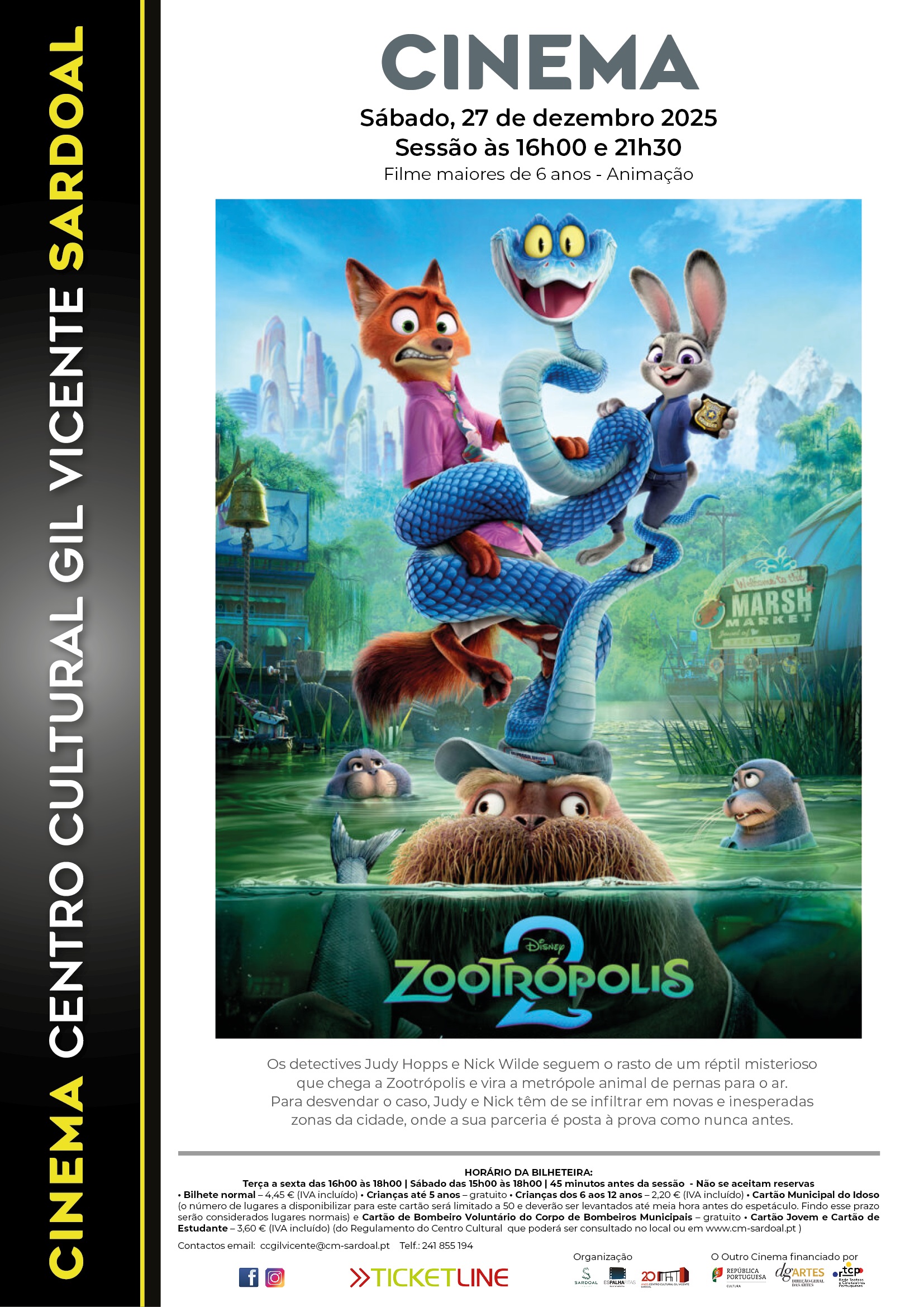 Cinema “Zootrópolis 2”