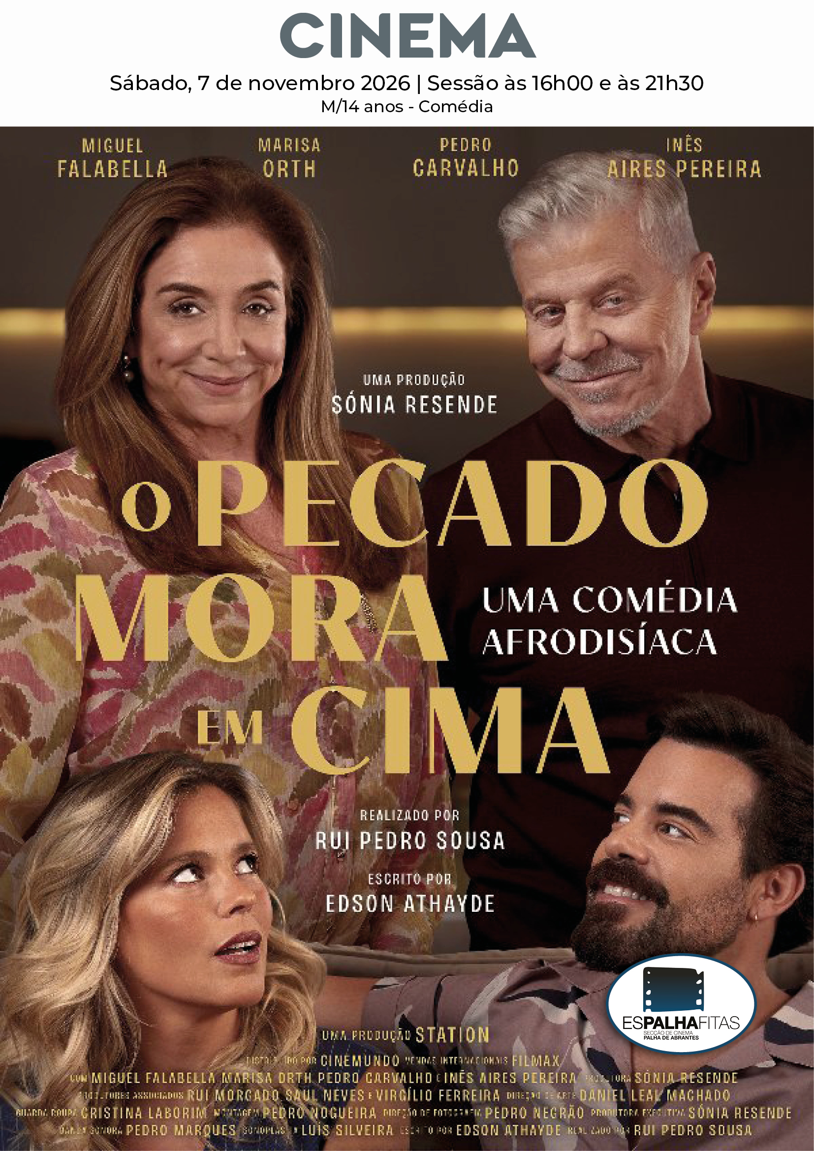 Cinema - "O Pecado Mora em Cima"