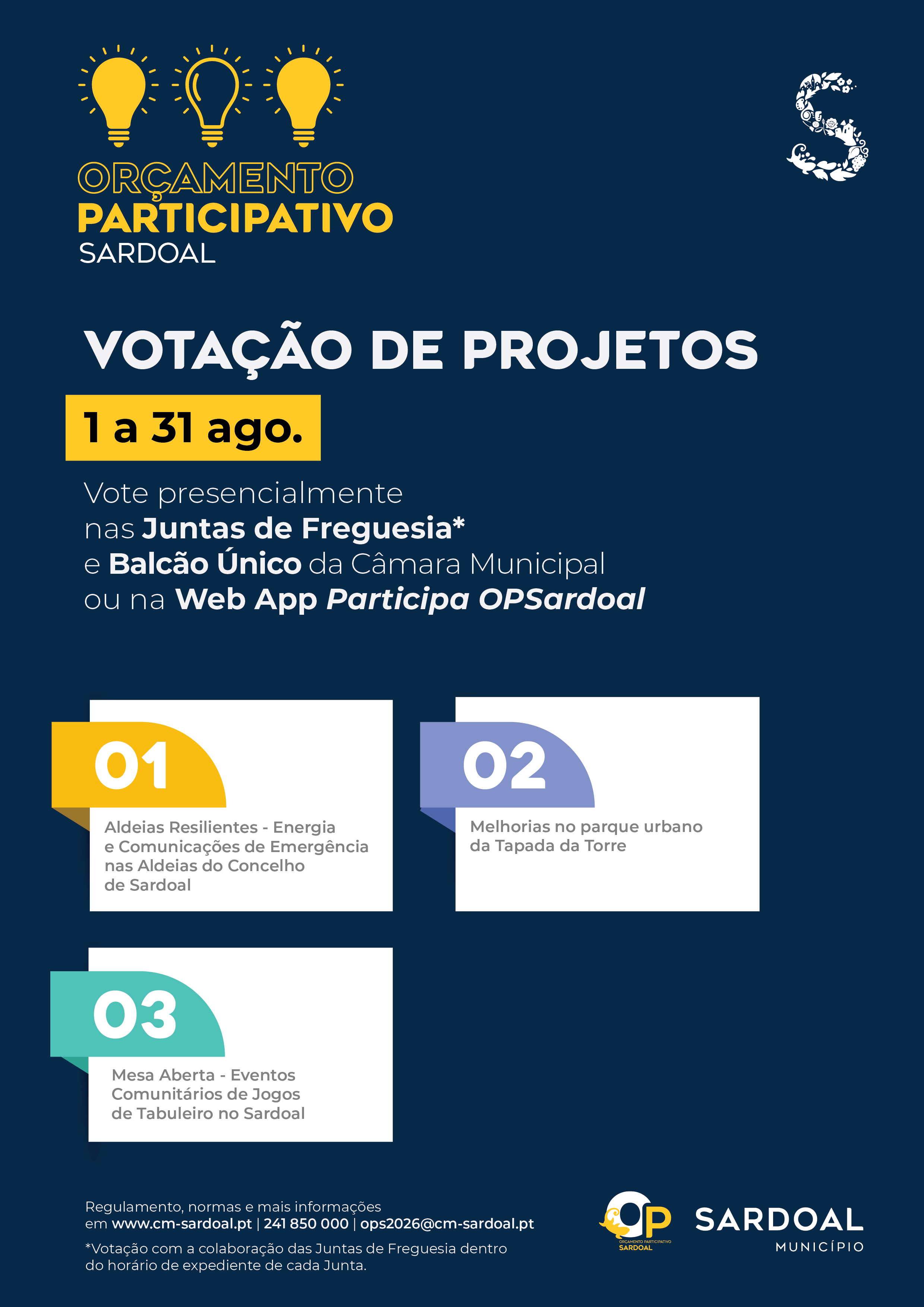 cartaz OP votacoes web