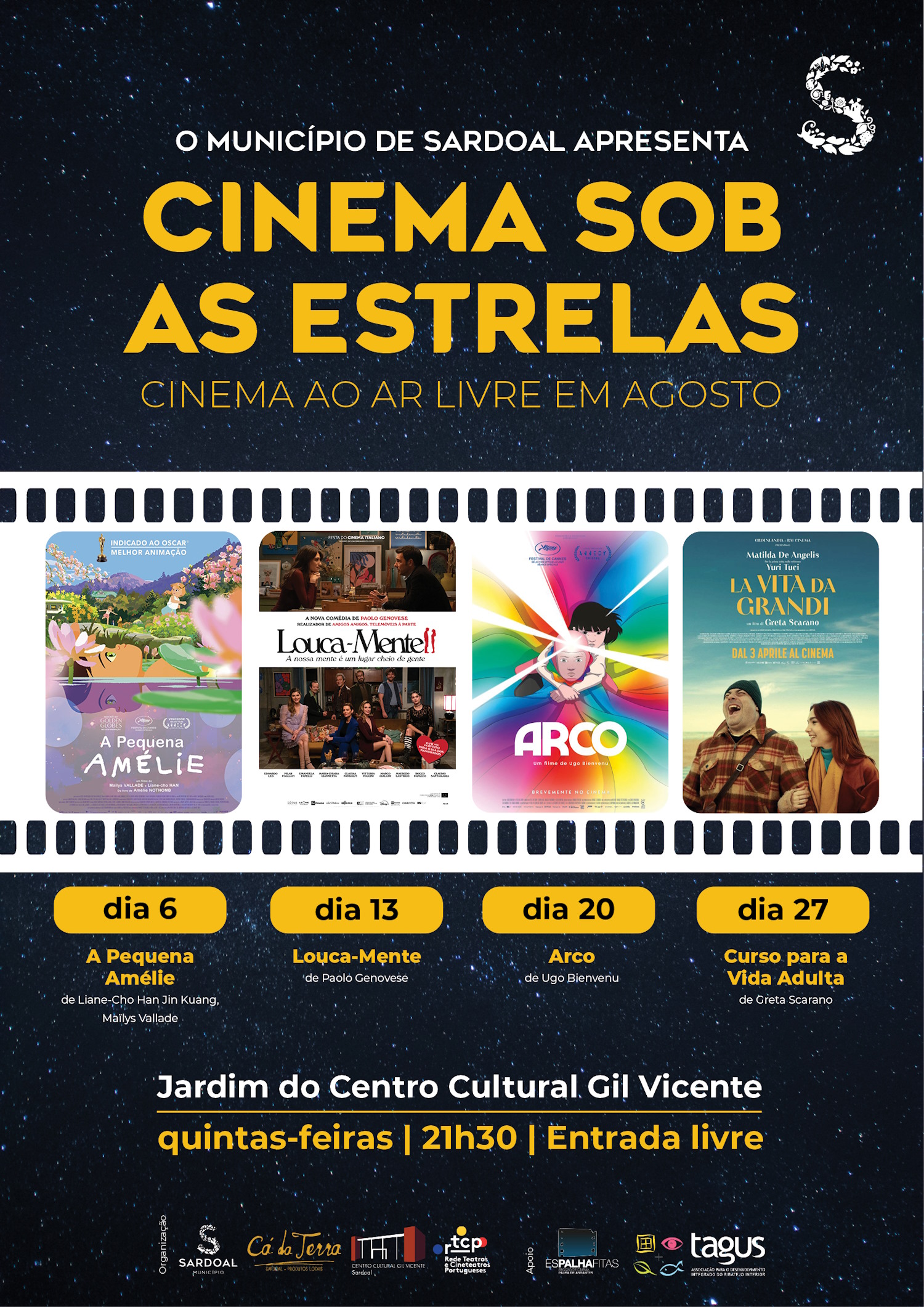 Cinema ao Ar Livre – “Louca-Mente”