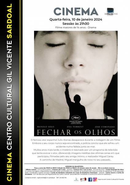 Cinema – Fechar os Olhos
