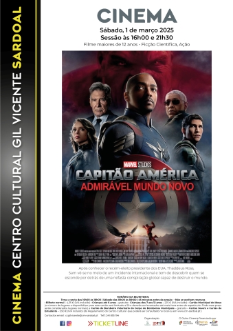 Cinema - "Capitão América : Admirável Mundo Novo"