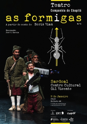 “As Formigas” pela Companhia de Teatro o Chapitô