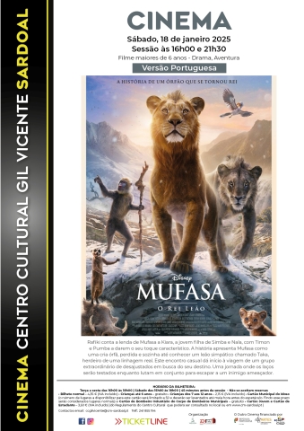 Cinema – Mufasa – O Rei Leão